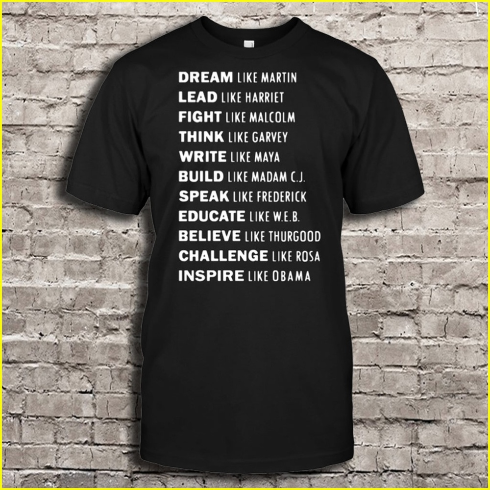 Dream Like Martin - Inspire Like Obama T-Shirt